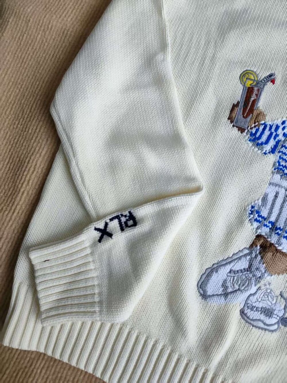 ๐ป Polo Ralph Lauren Golf Polo Bear Crewneck Knit Sweater - Picture 3 of 7
